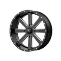 FLASH UTV 20X7 4X137 G-BLK MILL 00MM