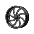 SWITCH UTV 22X7 4X137 G-BLK MILL 00MM
