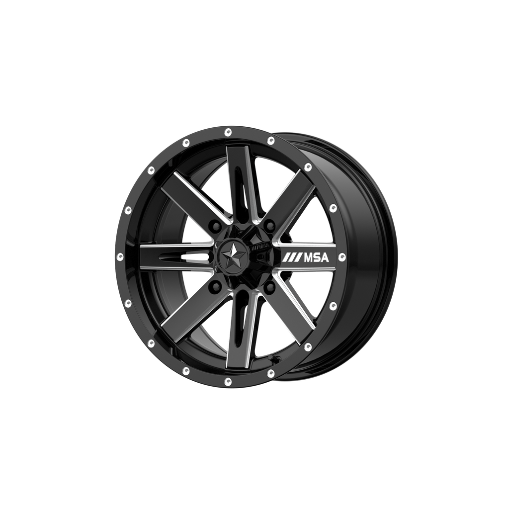 BOXER UTV 16X7 4X137 G-BLK MILL 10MM
