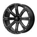 BOUNTY UTV 15X7 4X110 S-BLK MILL 10MM