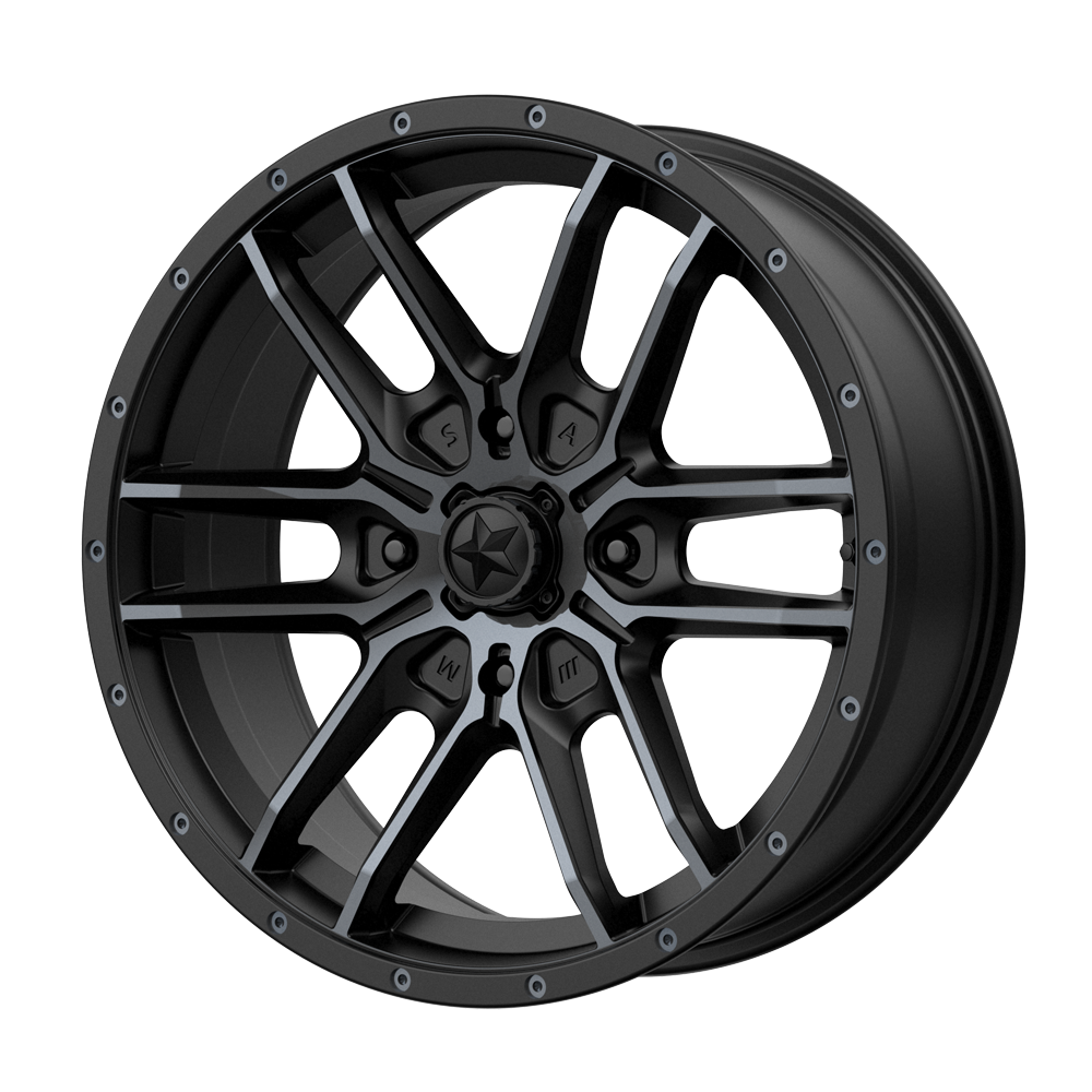 FANG UTV 15X7 4X137 S-BLK TTCC 10MM