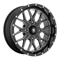 PORTAL UTV 24X7 4X156 115 G-BLK-MILL +0