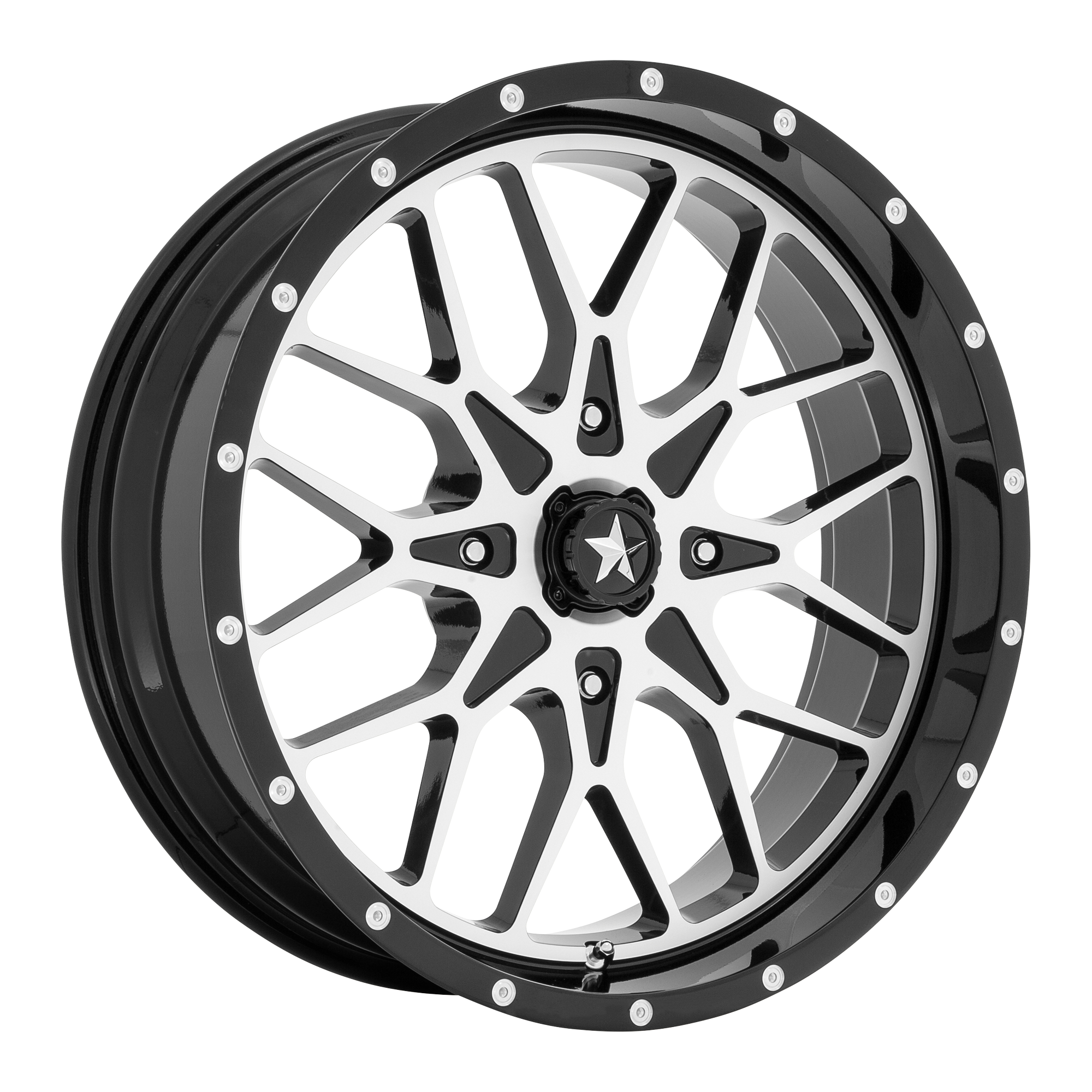 PORTAL UTV 18X7 4X110 86 G-BLK-MACH +0