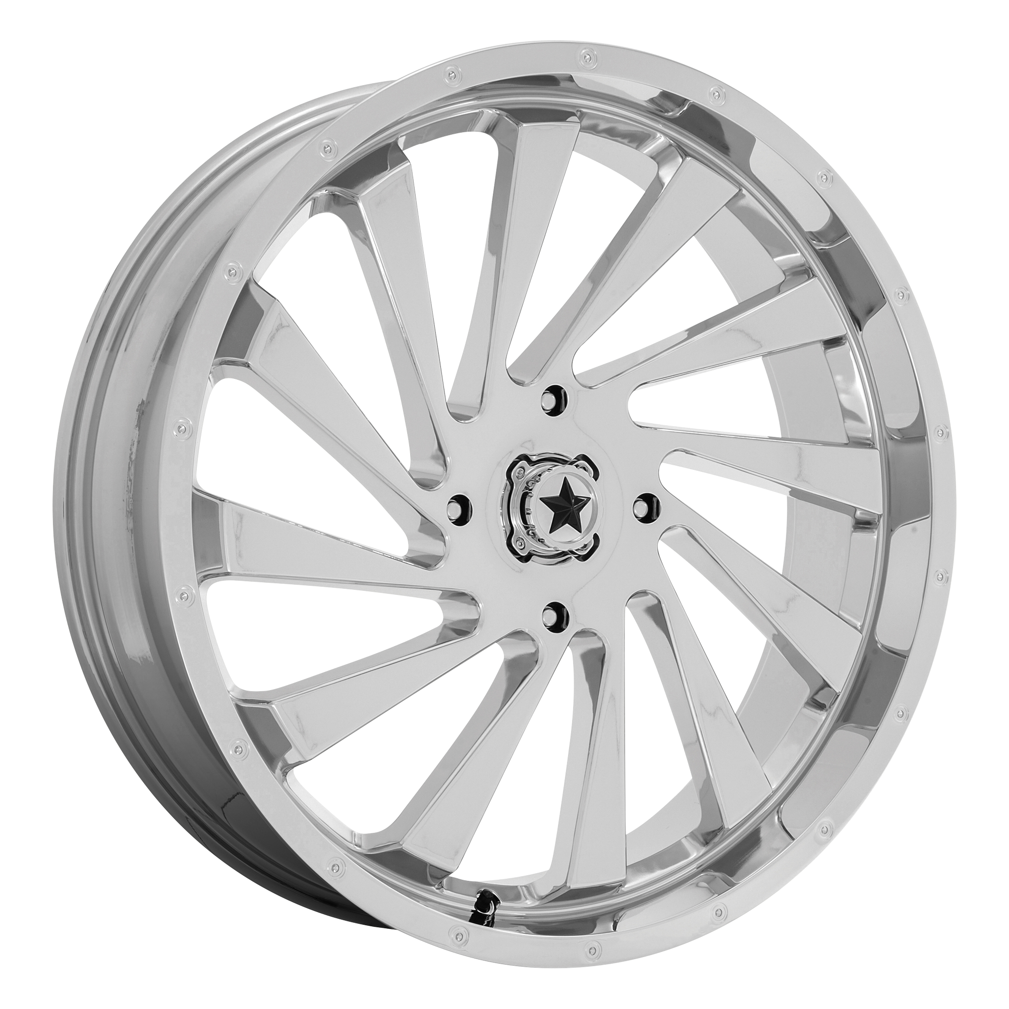 BLADE UTV 18X7 4X156 115 CHROME +0