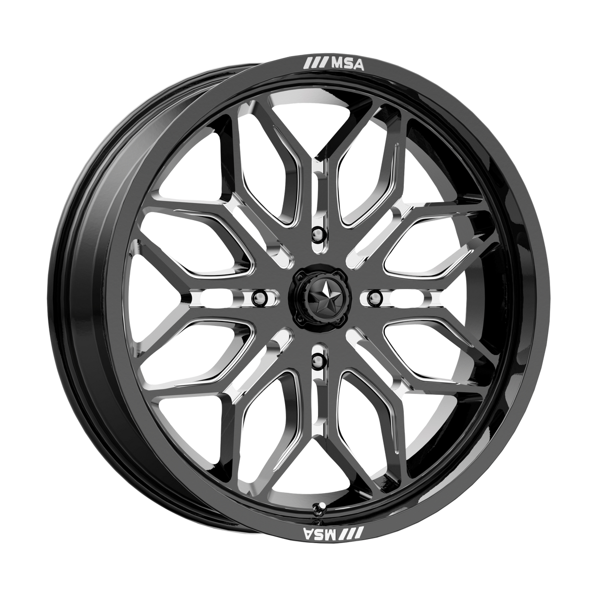 SNIPER UTV 18X7 4X156 115 G-BLK-MILL +10
