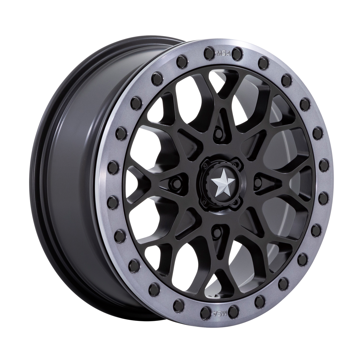 PORTAL UTV BL 15X6 4X137 S-BLK GRY +38