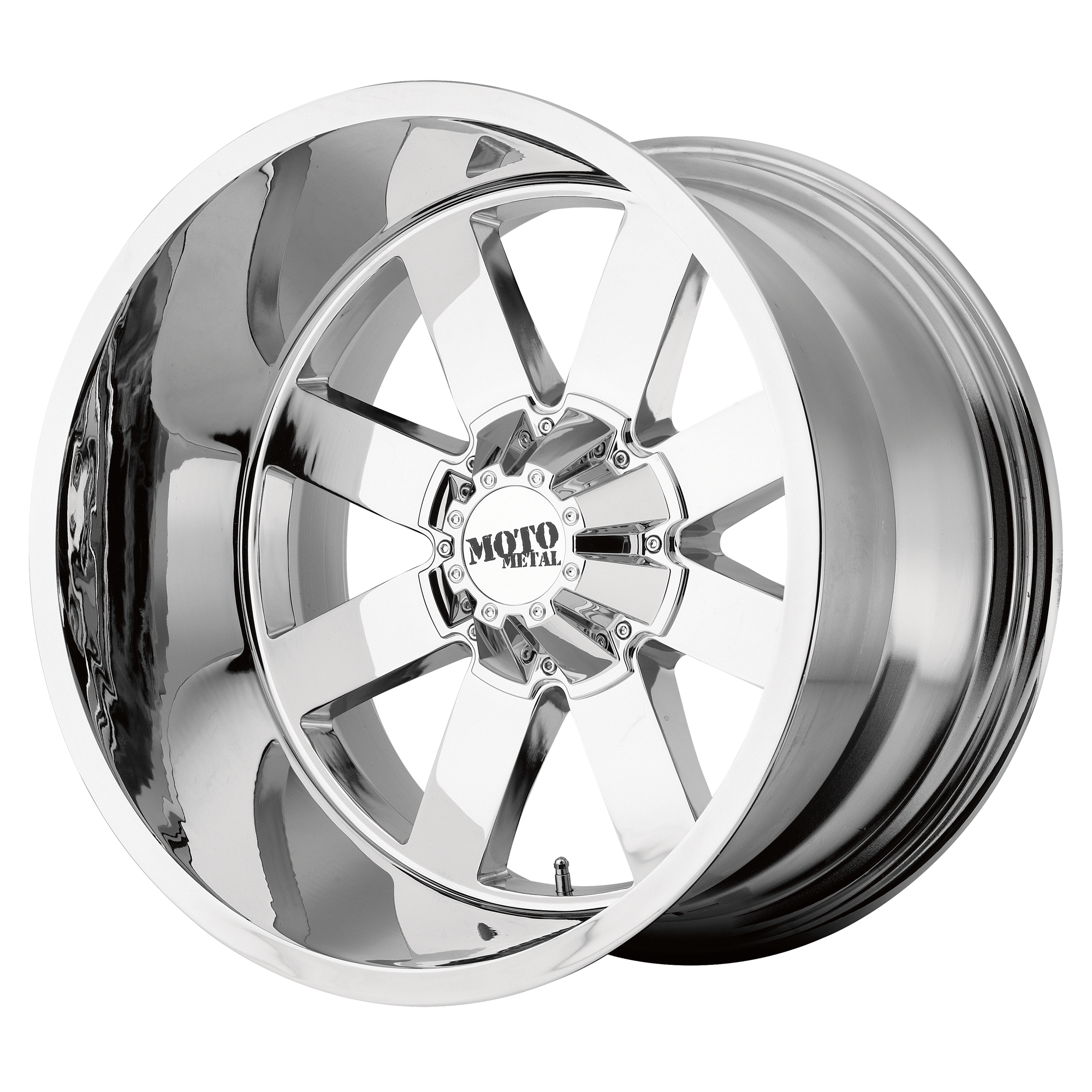 MO962 22X10 8X170 CHROME -18MM