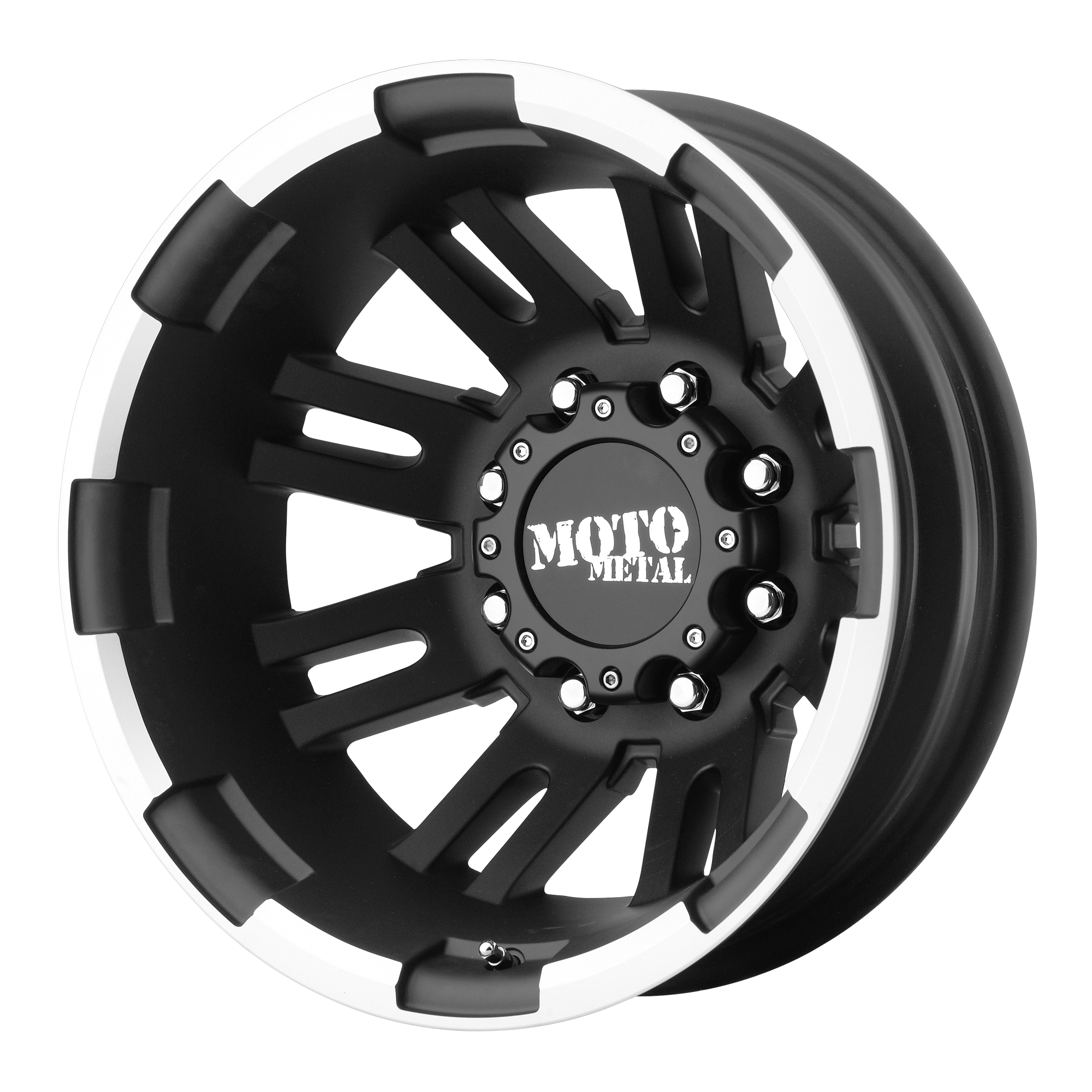 MO963 DRW 17X6 8X6.5 -134 M-BLK-MCH (DR)