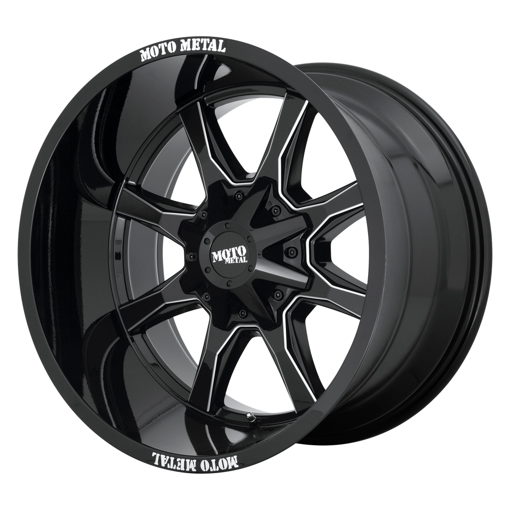 MO970 20X10 8X170 125.5 GBLK MILL-SP -18
