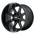 MO970 20X10 8X170 125.5 GBLK MILL-SP -18