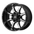 MO970 18X9 5X4.5 MACH G-BLK 18MM