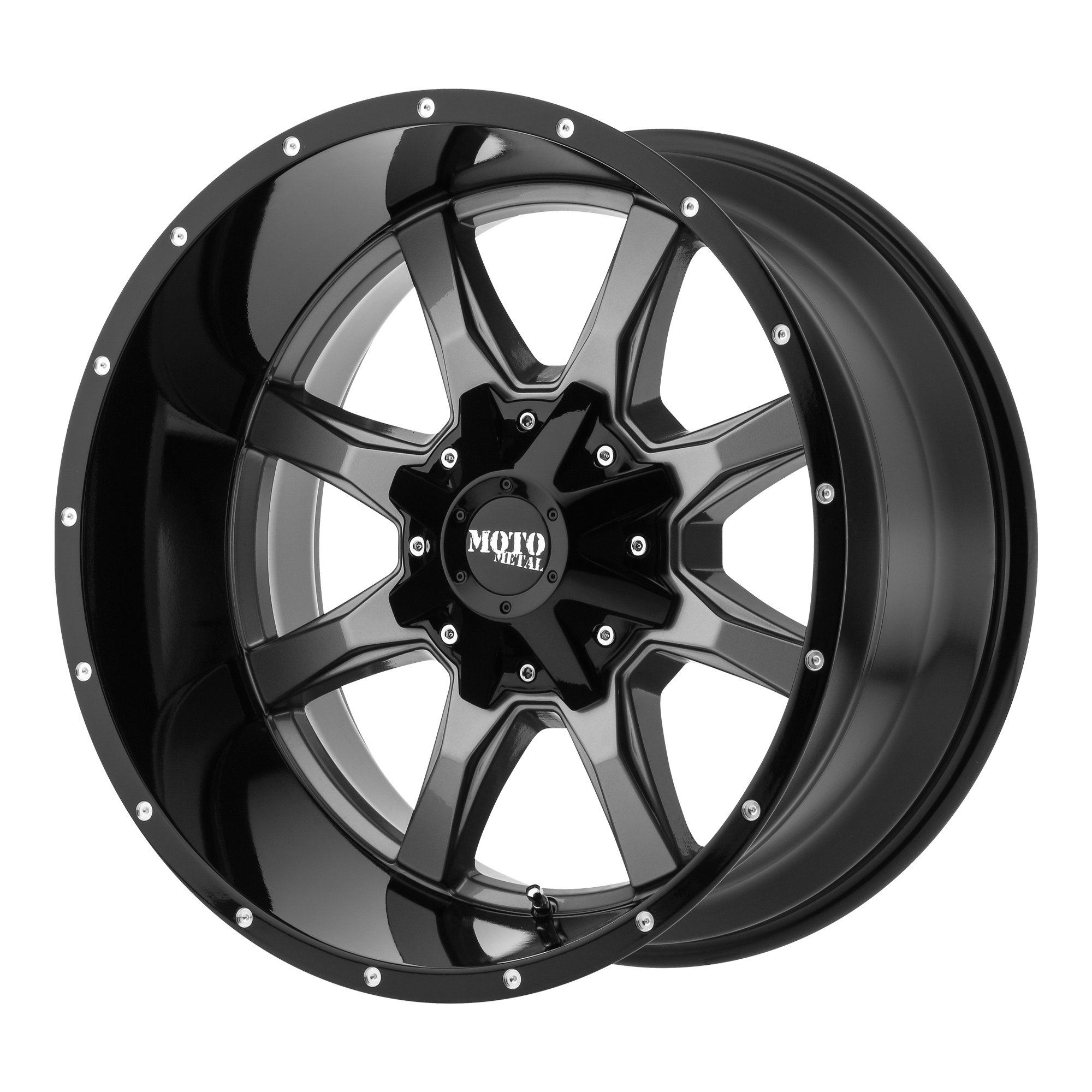 MO970 20X10 8X180 G-GRY BLK LP 12MM