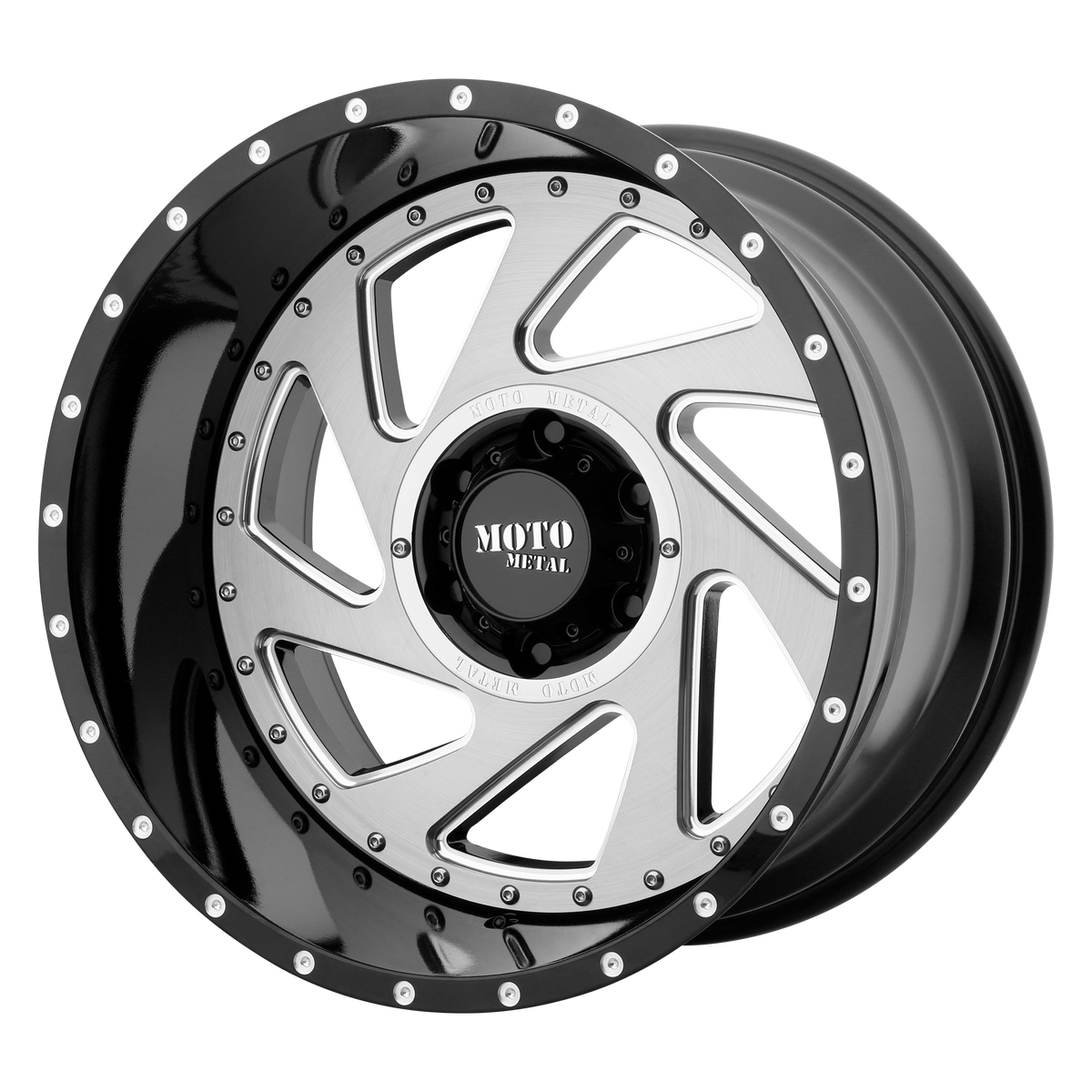MO989 20X12 5X5.0 G-BLK MILL BRSH INS-44