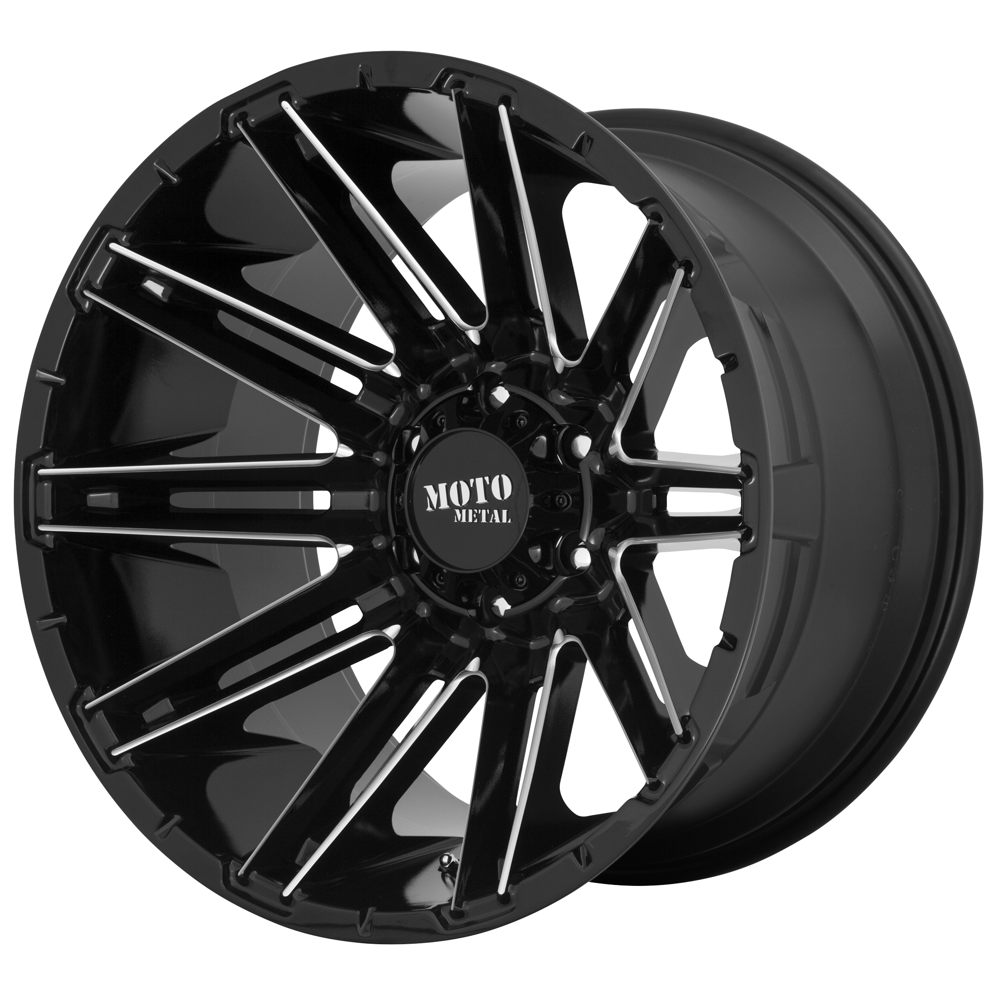 MO998 22X10 8X6.5 G-BLK MILL -18MM