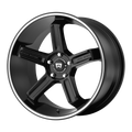 MR122 18X9 5X100 S-BLK/MCH +45MM