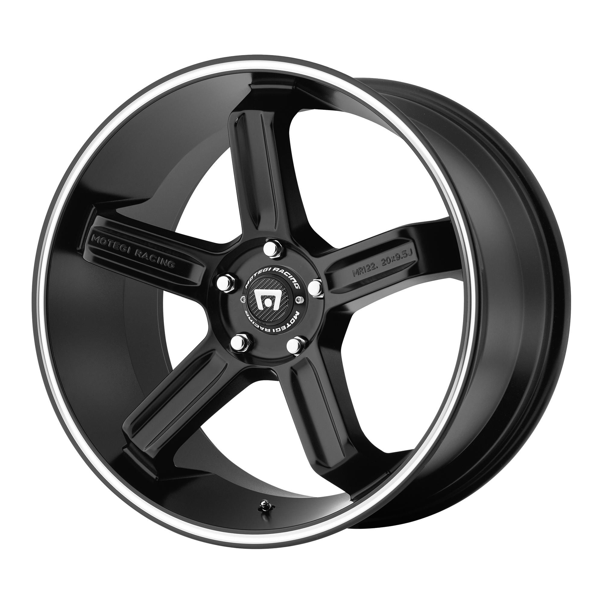 MR122 18X9 5X100 S-BLK/MCH +45MM