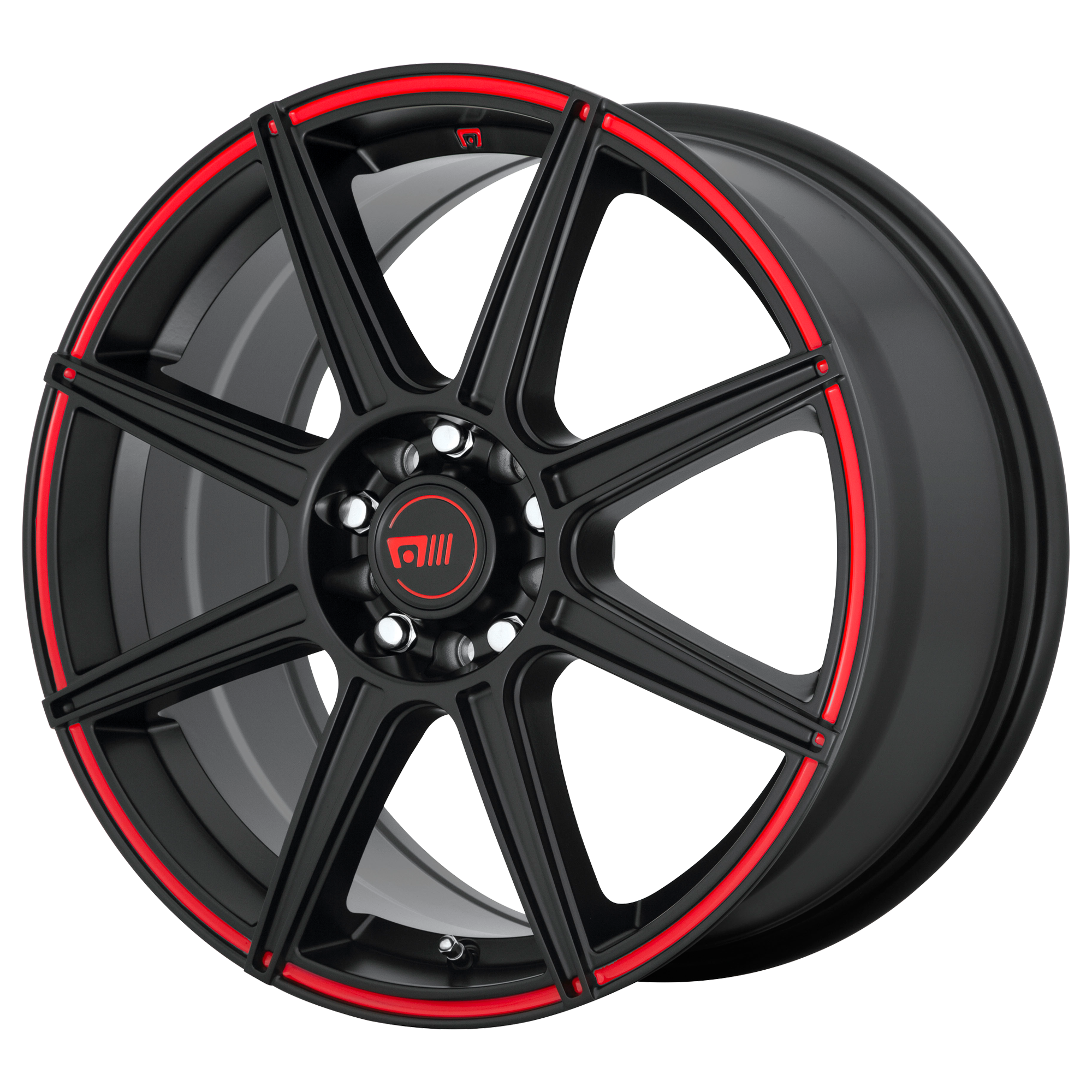 MR142 17X7 5X4.5/120 S-BLK RED 40MM