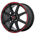 MR142 18X8 5X100/4.5 S-BLK RED 45MM