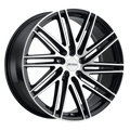 PE P1C 18X8 5X4.5 76 G-BLK MACH +40