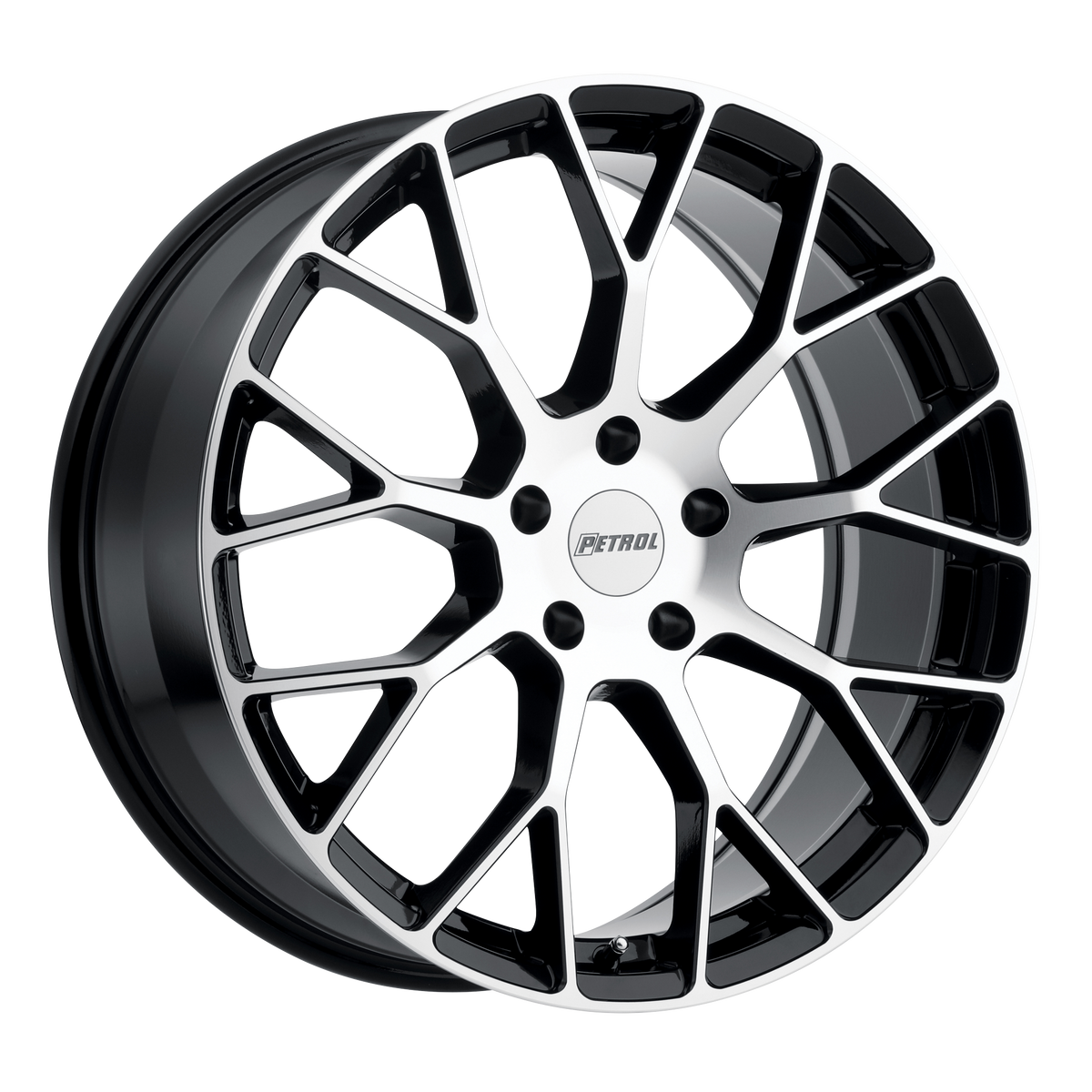 P2B 16X7 4X100 72.1 +40 G-BLK-MACH