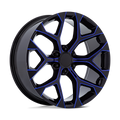 PR176 20X9 6X5.5 78 G-BLK BLUE-MILL +24