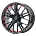 PR194RS 20X10 5X120 67 G-BLK RED-MACH 23