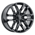 PR196GB 22X9 6X5.5 78.1 G-BLK 24MM