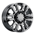 PR207BC 20X8.5 8X180 124.1 BLK-CHR 47MM