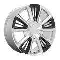 PR212CG 22X9 6X5.5 78.1 CHR BLK-ACC 28MM