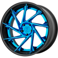 TL104 3PC 22X11 5X115 +25 BRSH/BLK