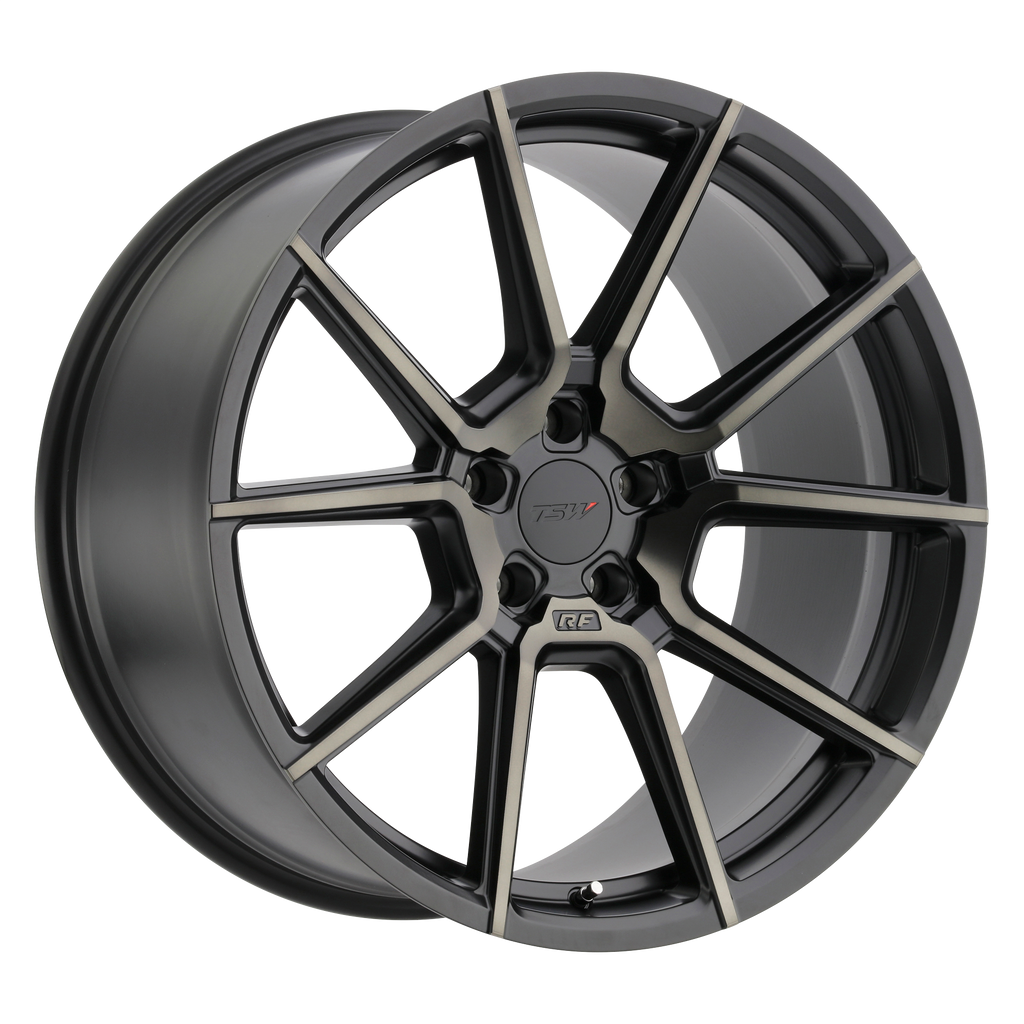 TW CHRONO 19X9 5X120 +15 76 M-BLK DDT