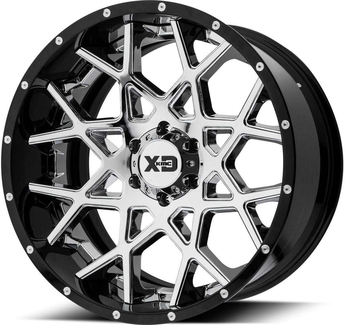 XD203 22X10 6X135 G-BLK/G-BLK/MILL -18MM