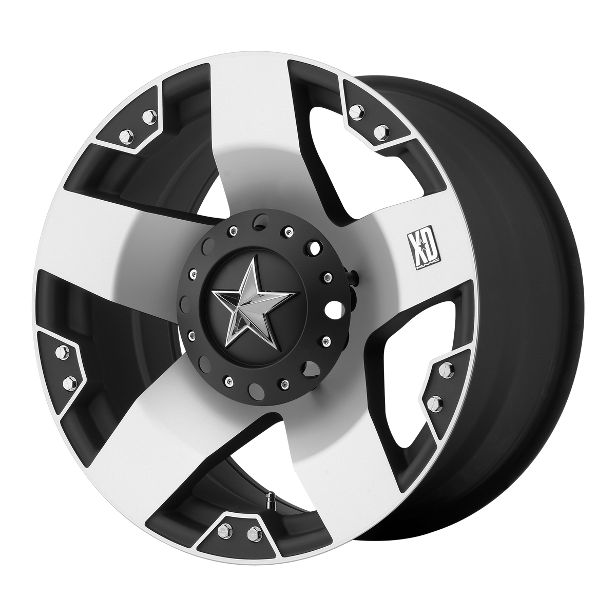 XD775 RKSTR 22X9.5 108-150 M-BLK/MCH +38
