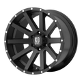 XD818 20X9 5X150 SATIN BLACK 30MM