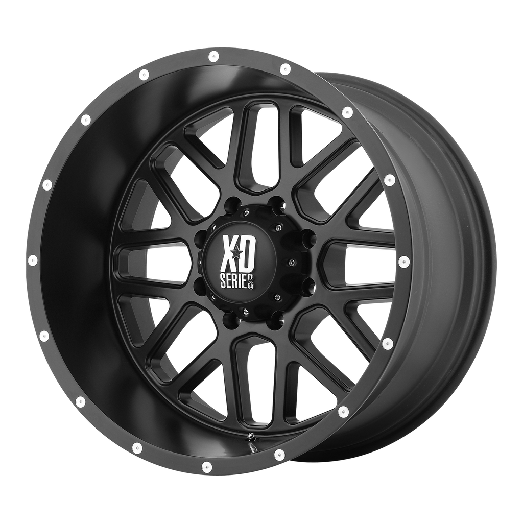 XD820 20X12 5X5.0 SATIN BLACK -44MM