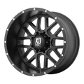 XD820 20X12 5X5.0 SATIN BLACK -44MM
