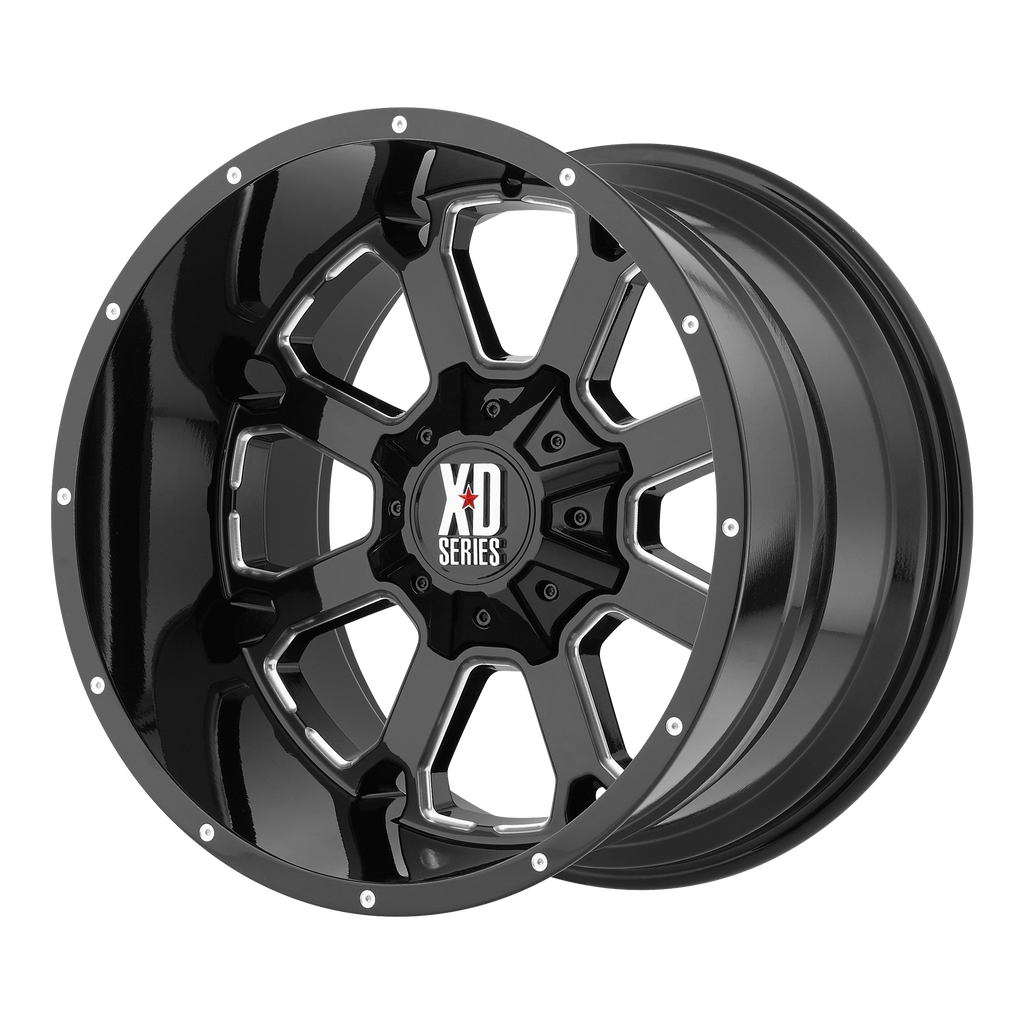 XD825 20X9 6X135/5.5 G-BLK MILL 00MM