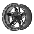 XD827 22X10 8X6.5 M-BLK MACH -18MM