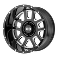 XD828 20X9 5X5.0 G-BLK MILL -12 CSFINISH