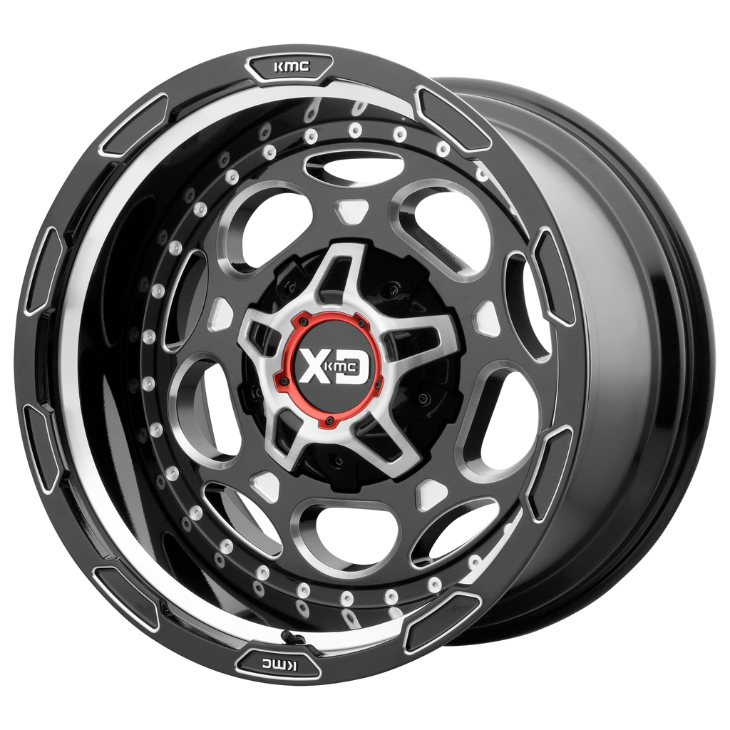 XD837 20X12 6X135/5.5 G-BLK MILL -44MM