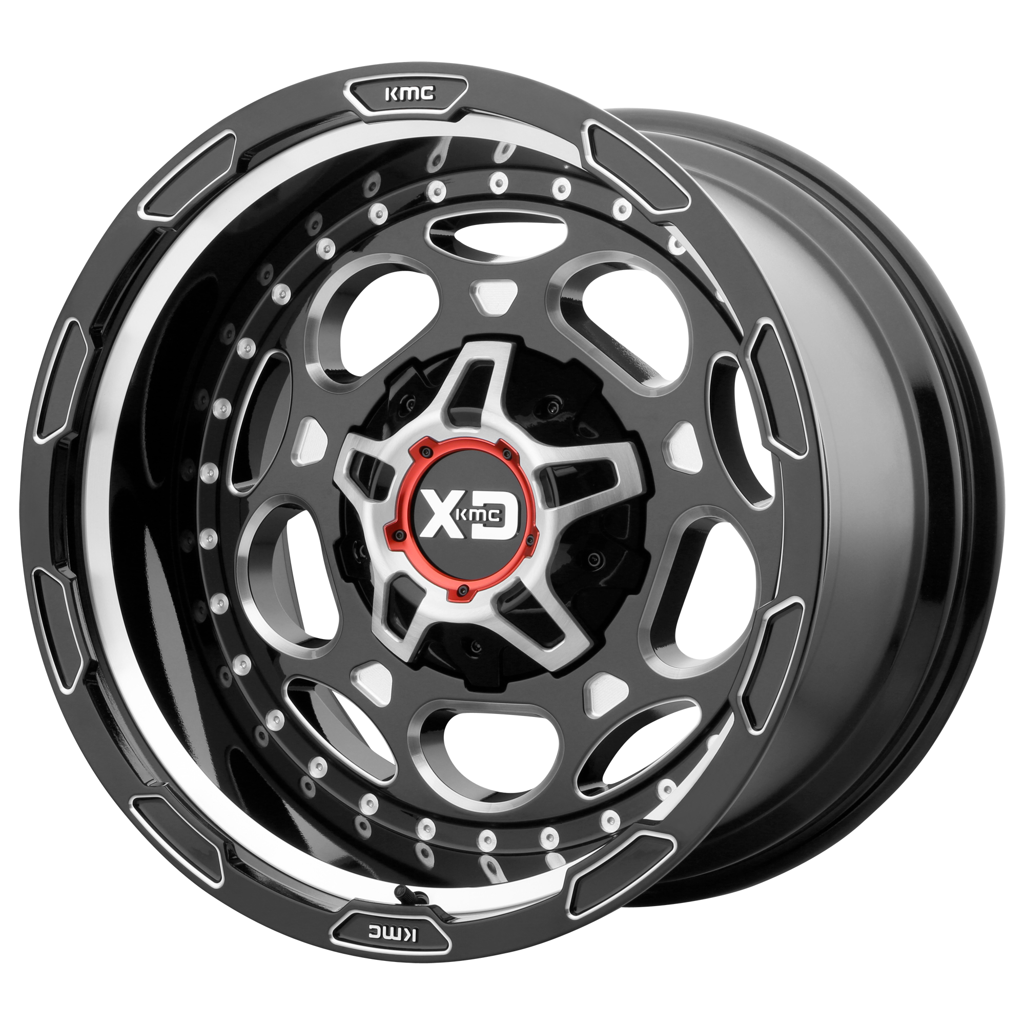XD837 20X12 6X135/5.5 G-BLK MILL -44MM