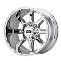 XD838 20X9 8X6.5 CHROME 0MM