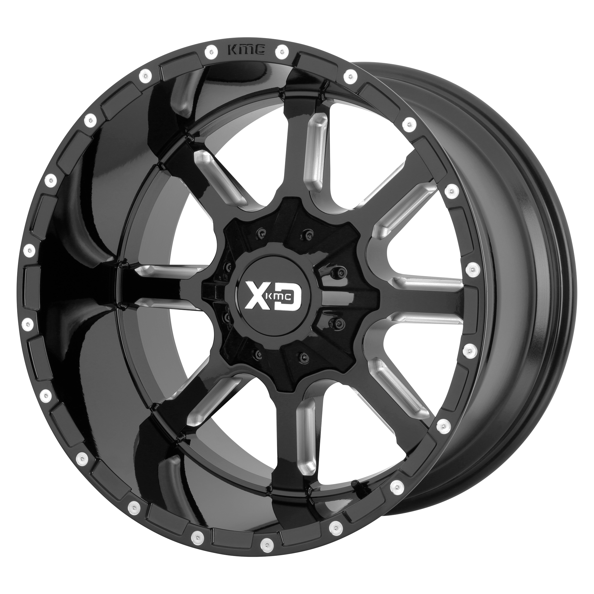 XD838 20X9 5X5.0/5.5 G-BLK MILL 0MM