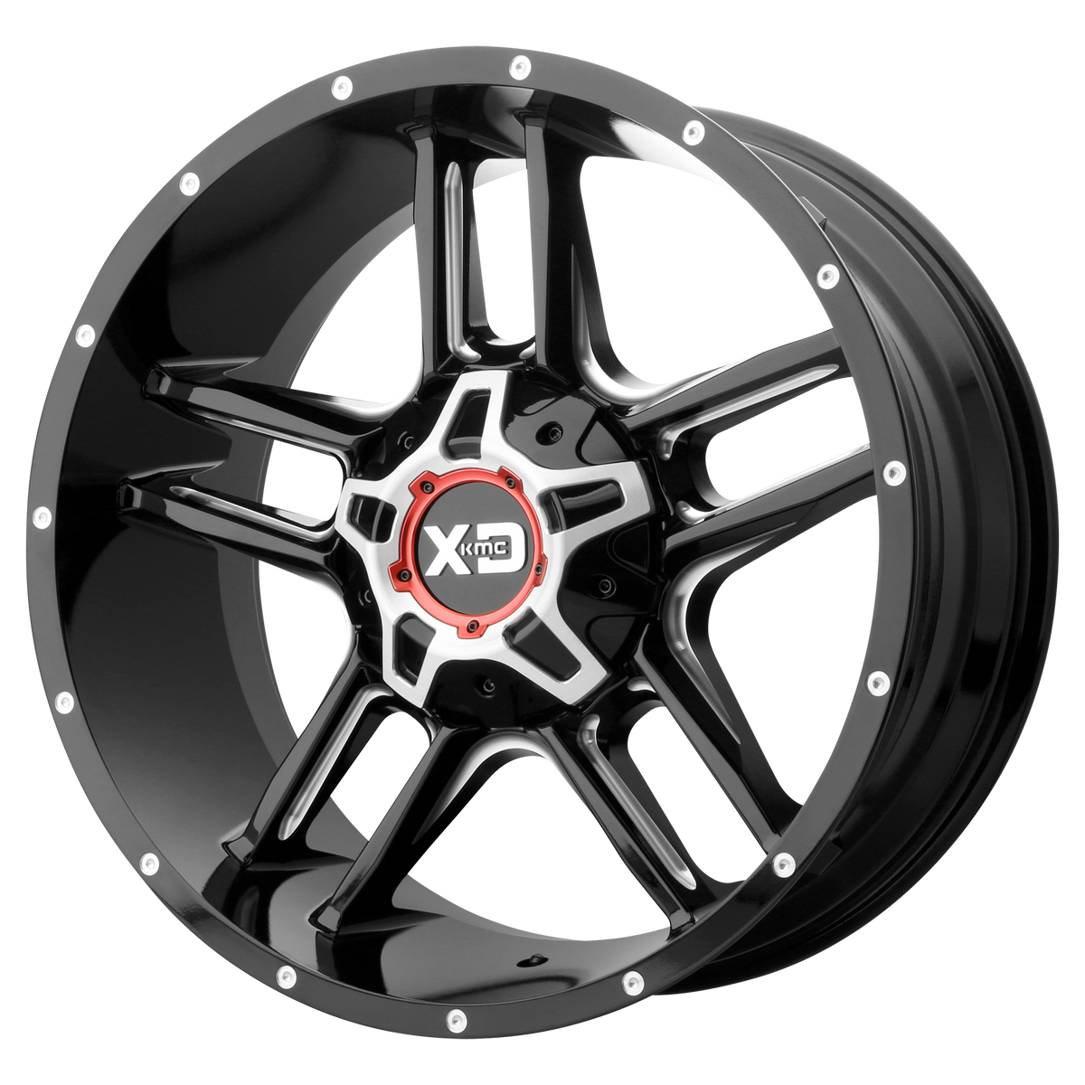 XD839 20X9 6X135/5.5 G-BLK MILL 0MM