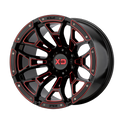 XD841 20X10 8X6.5 G-BLK MILL RTCC -18MM