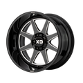 XD844 20X12 5X5.0 G-BLK MILL -44MM