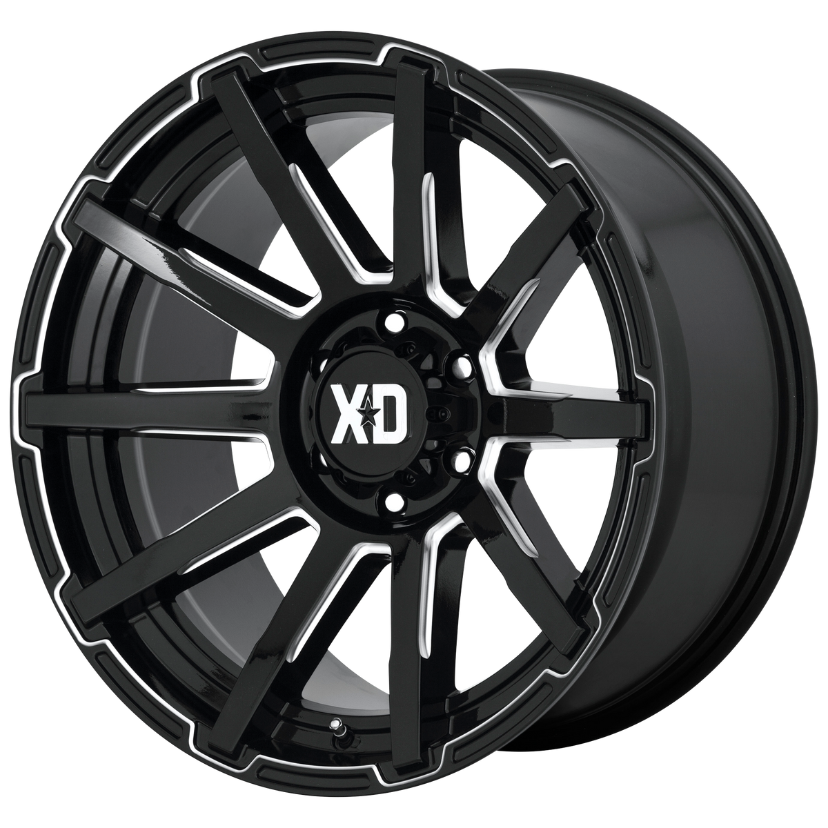 XD847 20X10 5X5.0 G-BLK MILL -18MM