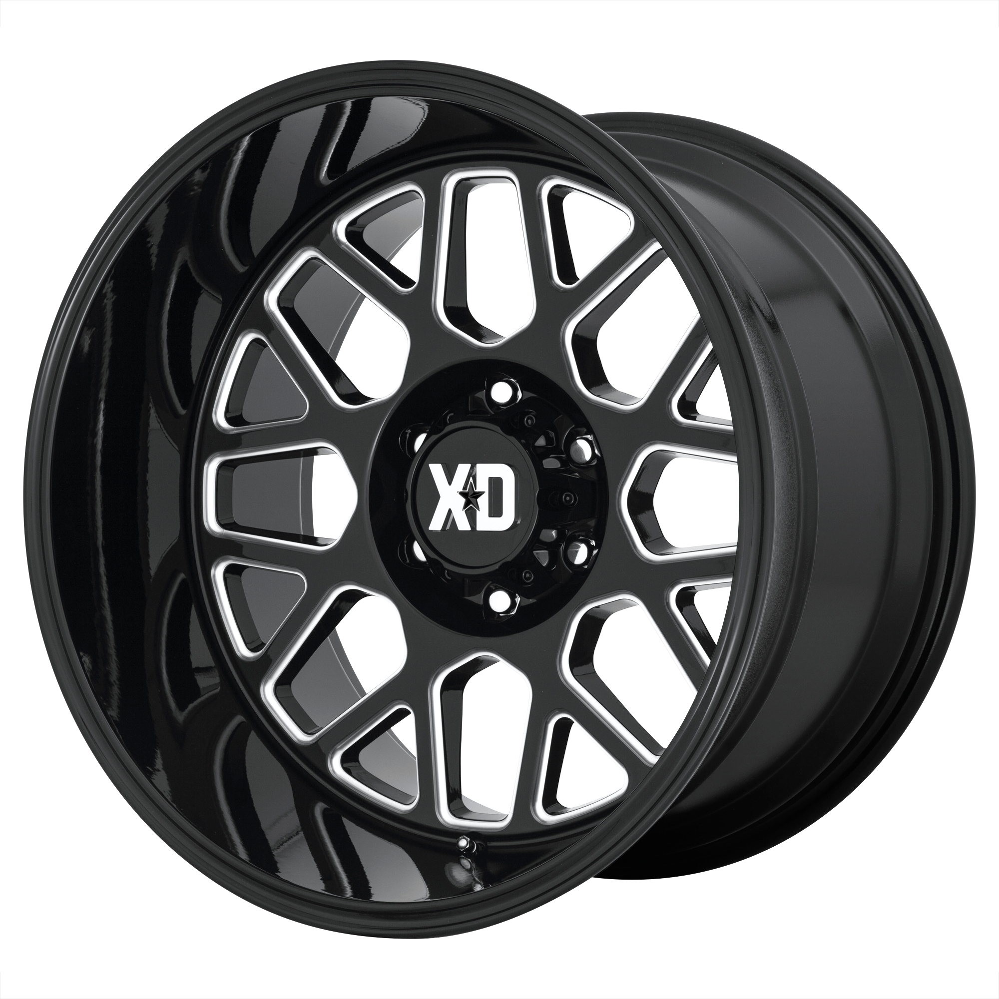 XD849 22X10 5X5.0 G-BLK MILL -18MM