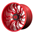 XD858 20X10 6X135 CANDY RED MILLED -18MM