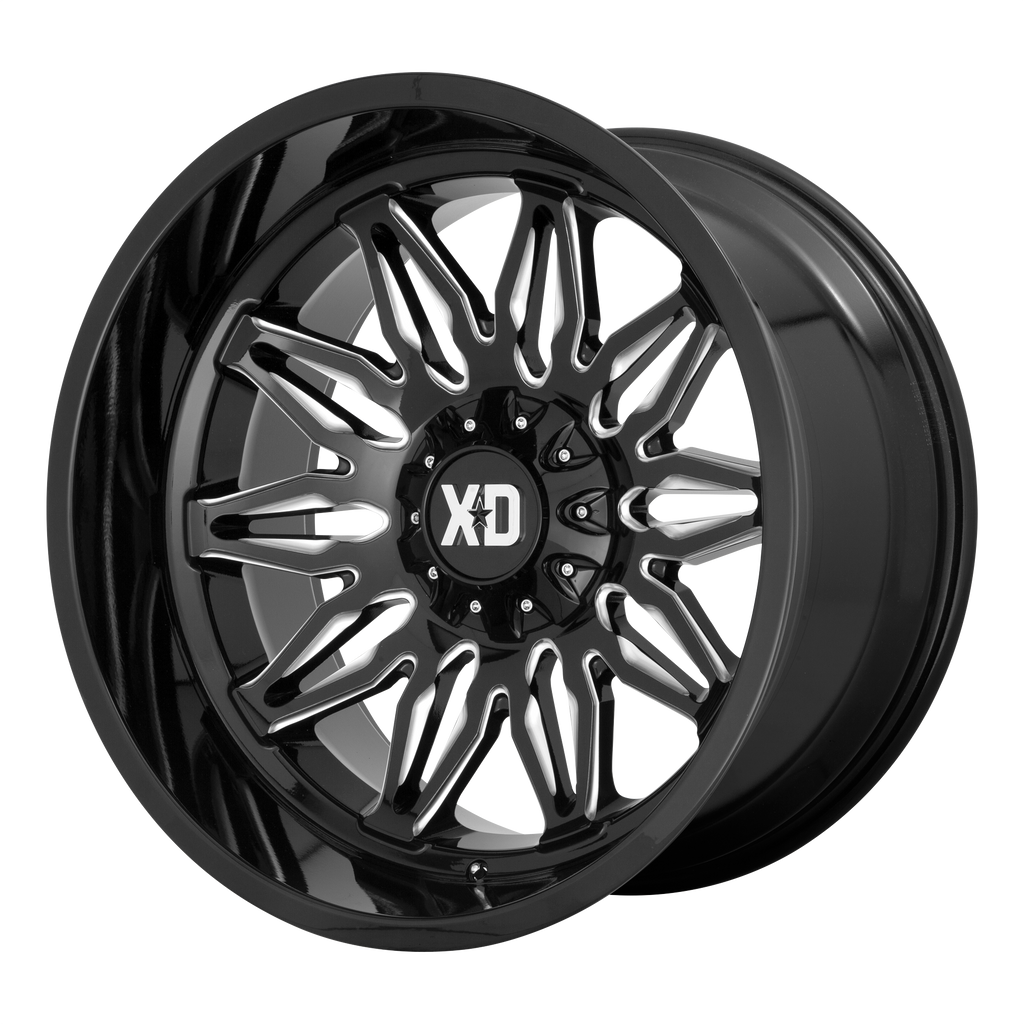 XD859 22X12 5X5/5.5 G-BLK MILLED -44MM